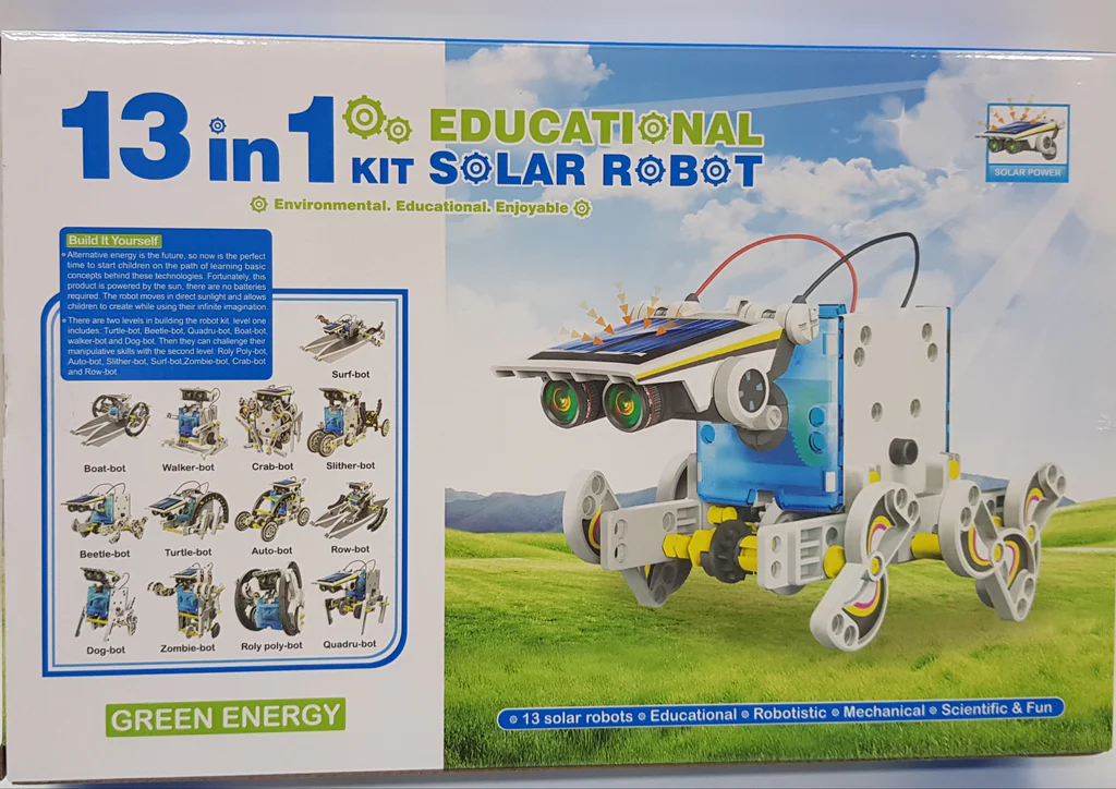 STEM 13-in-1 Solar Power Robots Kit